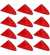 Red Cloth Napkin Set of 12,Satin Dinner Napkins Cloth Washable,Reusable Napkin for Everyday Use D...