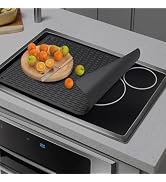 Stove Top Cover for Electric Stove, Stove Cover 30x21inch, Heat Resistant Stove Top Mat, Silicone...