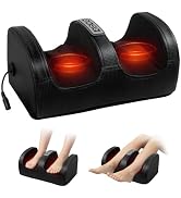 cotsoco Foot Massager with Heat, 3 Modes Shiatsu Foot Massager with Massage Roller, Foot and Calf...
