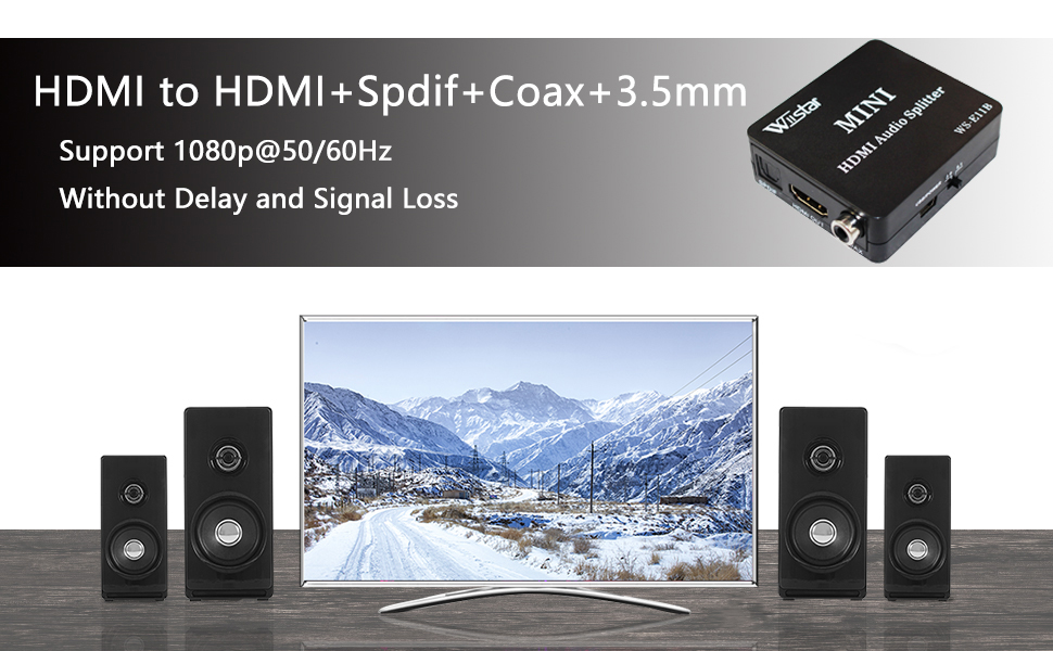 hdmi audio splitter