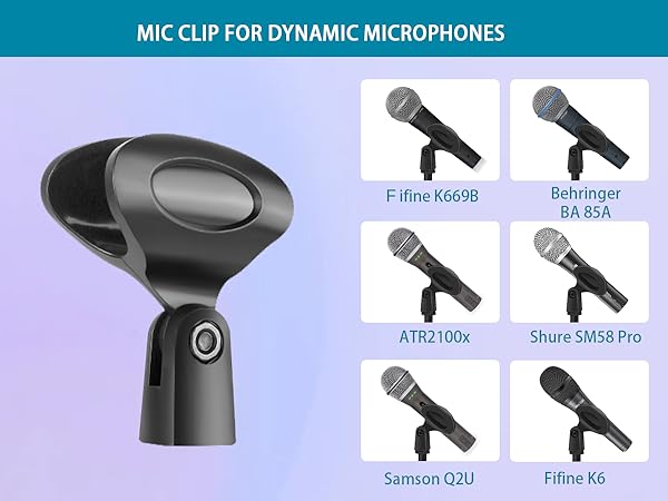 mic holder clip