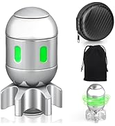 Dilabnba Atomic Bomb Fidget Spinner Toy for Kid Adult, Grow in The Dark Metal Fidget Spin Sensory...