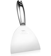 6" Putty Knife, One Piece Putty Knives for Spackling, Drywall, Paint, and Wallpaper Removal, Prem...