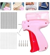 Stitch Gun for Clothes – Fine Stitch Sewing Gun with 6 Needles, 1000 Black & 1000 White Mini Fast...