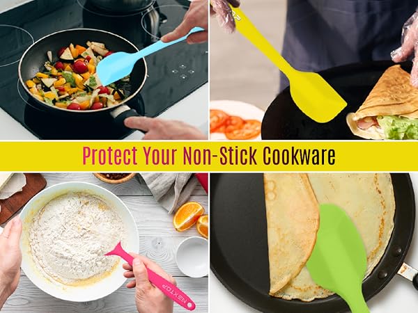 spatula set, dishwasher-safe spatula, multi-purpose spatula, non-scratch spatula