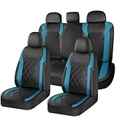 Coverado Car Seat Covers, Seat Covers Full Set, 5 Seats Automotive Seat Cover, Mesh Breathable Se...