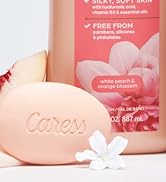 Caress Beauty Bar Soap For Women, Daily Silk With Silk Extract and Floral Oil Essence Moisturizin...