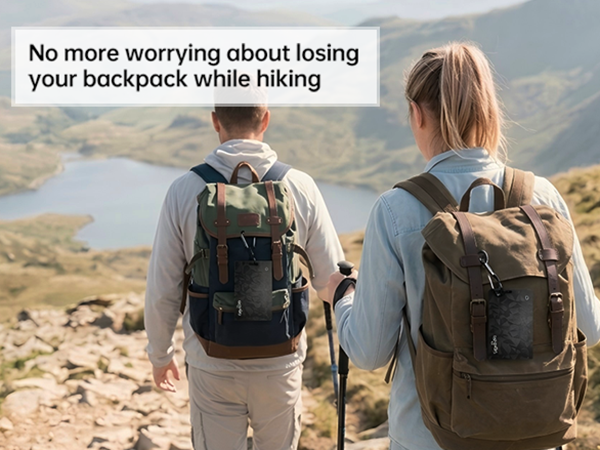 No more worrying about losing your backpack while hiking.