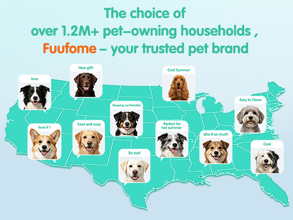Fuufome dog cooling mat