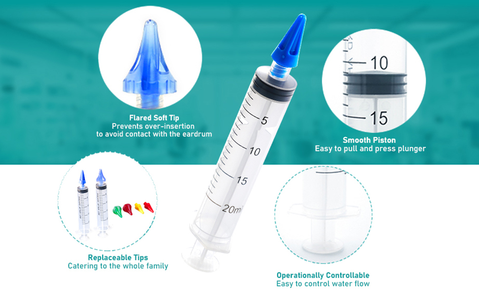 Ear Syringes for Removing Ear Wax
