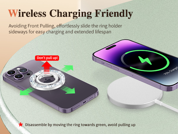 magnetic phone ring holder