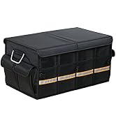 Tianle Trunk Organizers and Storage - Multi Compartments Collapsible Portable Trunk Organizer & L...