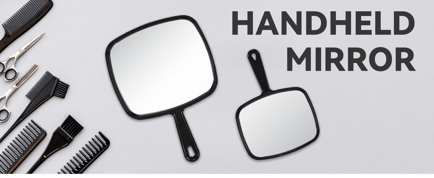Handheld Mirror-Black