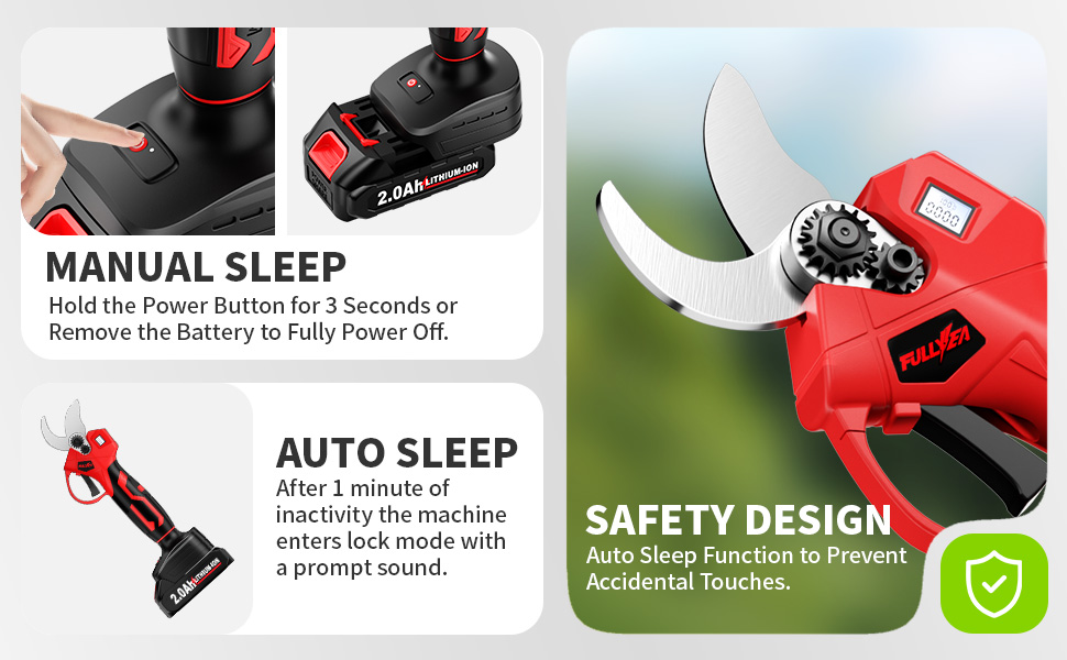 battery pruning shears