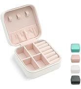 TRODANCE Mini Jewelry Case, Small Travel Jewelry Organizer, Portable Jewelry Box Mini Storage Org...