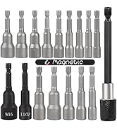 Magnetic nut driver set, 17pcs 65mm hex bit set_A Set That Meets All Tasks and Has Complete Dimen...