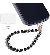 Marble Beaded Phone Wrist Strap