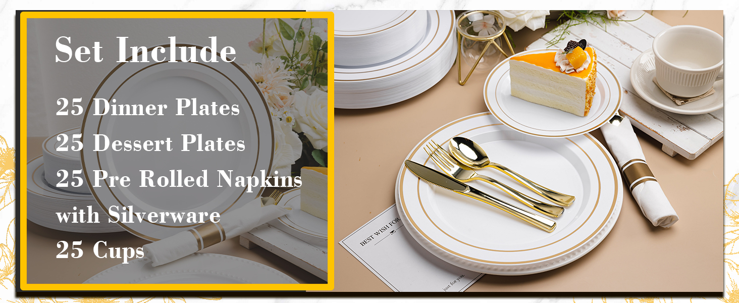 plastic plates sets