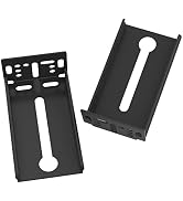 LONTAN Black Rear Mounting Bracket 10 Pairs for Soft-Close Drawer Slides B4502BK Metal Drawer Sli...