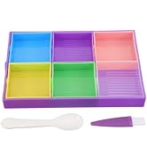 SHINEOFI 1 Set Diamond Drawing Tray Diamond Art Trays Bead Holder Storage Tray Rhinestone Tray Or...