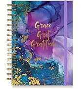 Designer Greetings, Designer Papers Flex Cover Journal with Elastic Band, “Grace, Grit, Gratitude...