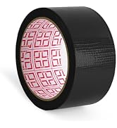 Afudrvey Black Duct Tape Heavy Duty Waterproof,2 Inch x 22 Yard Strong Industrial Strength,Strong...