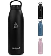 32 oz Insulated Stainless Steel Water Bottle, Double Wall Stainless Steel with Handle, BPA-Free, ...