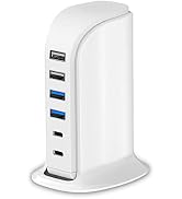 USB C Charger Upoy, Charging Station For Multiple Devices 45W, Fast Charging Blocks (Smart 8A) wi...