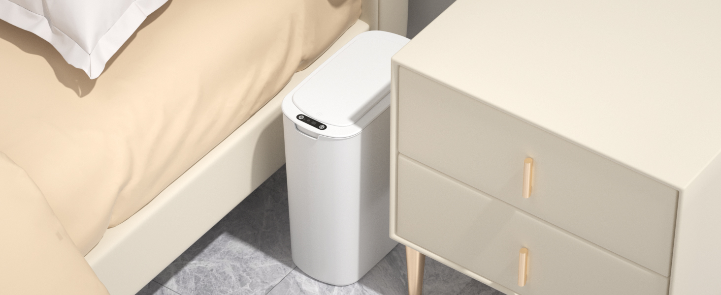 bedroom trash can