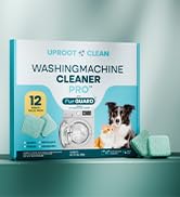 Uproot Clean Washing Machine Cleaner Tablets - 24 Pack for a 12 Month Supply. Formulated for Pet ...