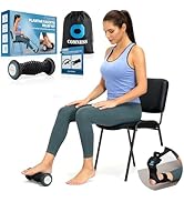 comness Plantar Fasciitis Relief Kit, Calf Stretcher and Foot Roller Massage for Heel, Arch Pain,...