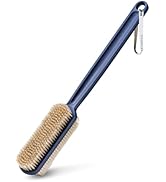 MainBasics Back Scrubber Shower Brush Long Handle Back Brush Dual-Sided Body Brush with Exfoliati...