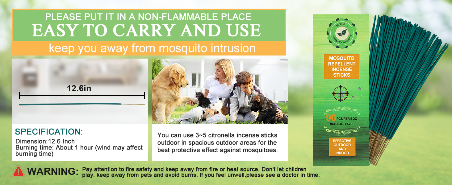 mosquito repellent sticks