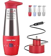 12V Car Kettle Boiler,Spardar Portable Electric Heater Cup,Travel Kettle Fast Water Boiler & Heat...
