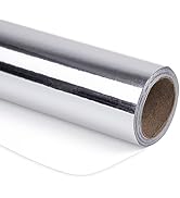 RUSPEPA Silver Metallic Wrapping Paper - Solid Color Paper Perfect for Wedding, Birthday, Christm...