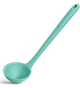 13 inch Silicone Soup Ladle: U-Taste 600ºF Heat Resistant 4 oz Large Non-stick Seamless Rubber Ki...