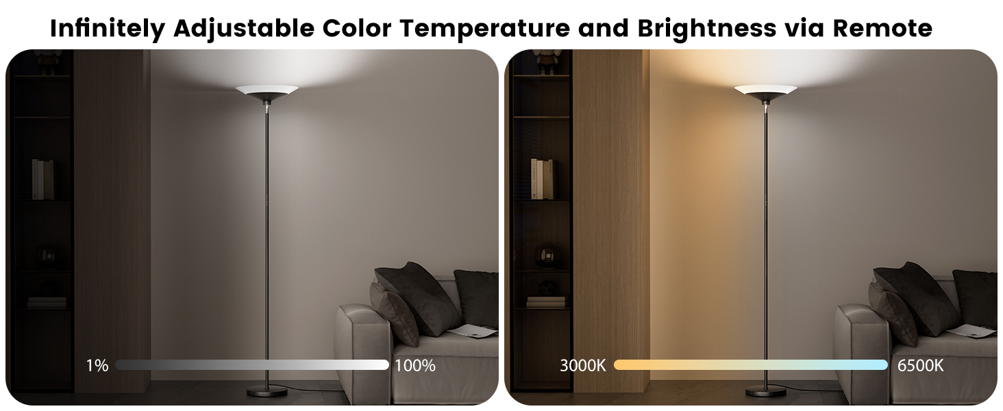 dimmable floor lamp