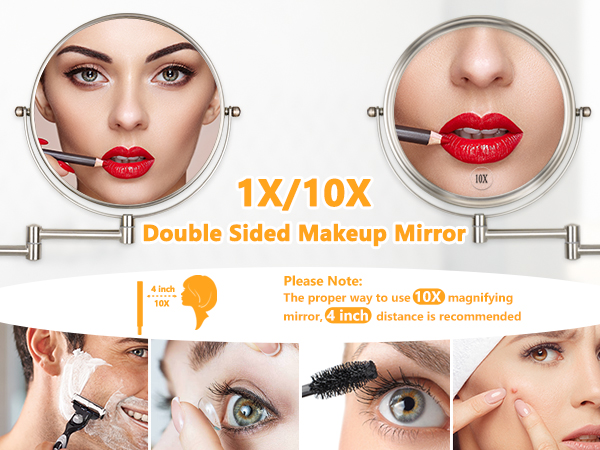 10x magnifying mirror