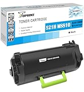 521H 52D1H00 Compatible Toner Cartridge High Capacity 25000 Pages Black for Lexmark Printers MS71...