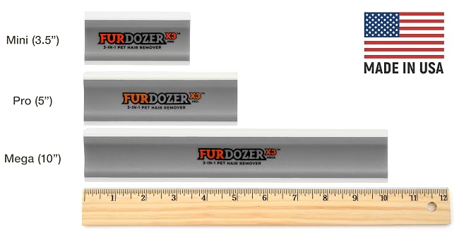 FurDozer X3 Measurements Grey
