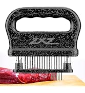 ZXZ Meat Tenderizer, 48 Stainless Steel Sharp Needle Blade, Heavy Duty Cooking Tool for Tenderizi...