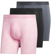 adidas Men's Microfiber Boxer Briefs Underwear (Multipack) Athletic Stretch-Fit