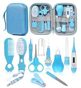 Baby Healthcare and Grooming Kit, Safety Newborn Nursery Baby Care Kit, with Hair Brush Comb, Nai...