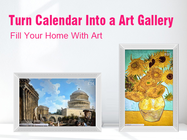 electronic wall calendar touch screen