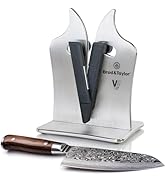 Brod & Taylor VG2 Professional Knife Sharpener | 3-Action Tungsten Carbide (Stainless Steel)