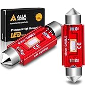 Alla Lighting 41mm/42mm 578 211-2 212-2 LED Festoon Bulbs, 10000K Blue CAN-Bus Interior Dome, Map...