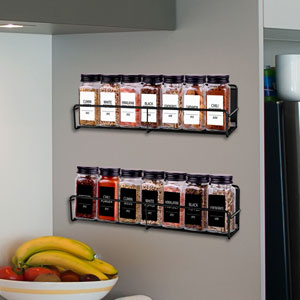 spice jars for spice rack