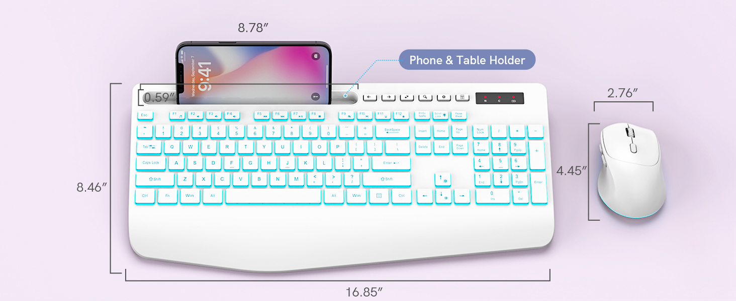 Convenient Device Holder wireless keyboards