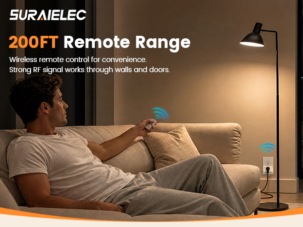 Dimmer Plug with Remote Control