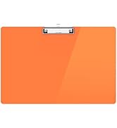 Macroclo Extra Large 11x17 Clipboards, Plastic Drawing Boards with Low Profile Clip Horizontal Cl...